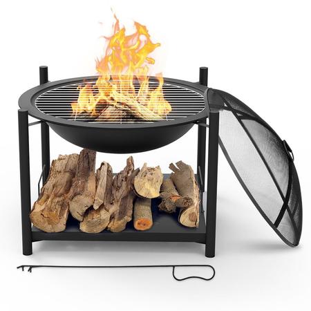 Serenelife Wood Burning Fire Pit SLCARFP54